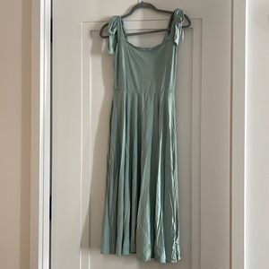 Reformation M Edita Knit Dress Robin’s Egg